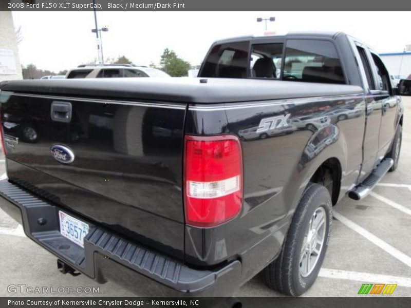 Black / Medium/Dark Flint 2008 Ford F150 XLT SuperCab