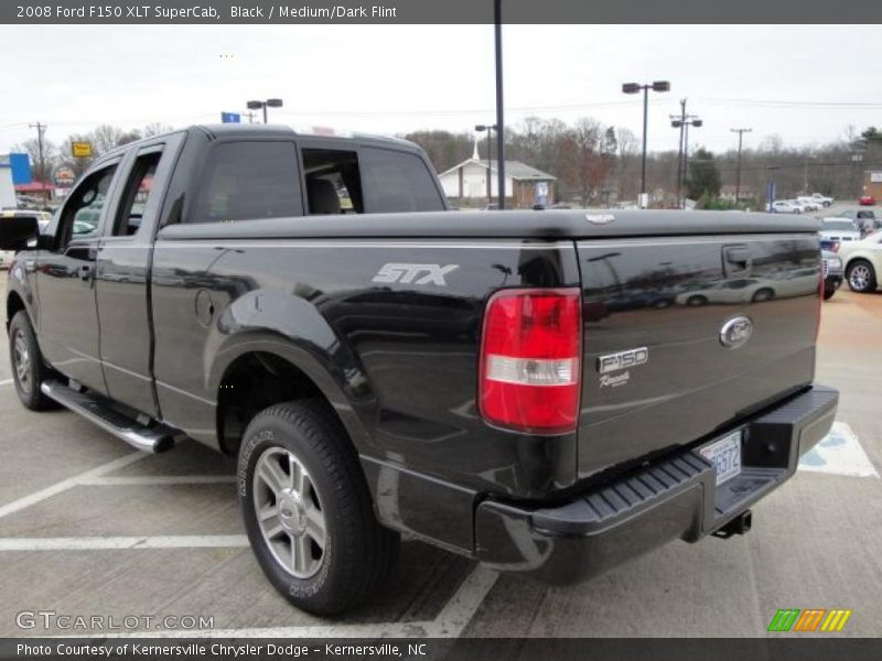 Black / Medium/Dark Flint 2008 Ford F150 XLT SuperCab