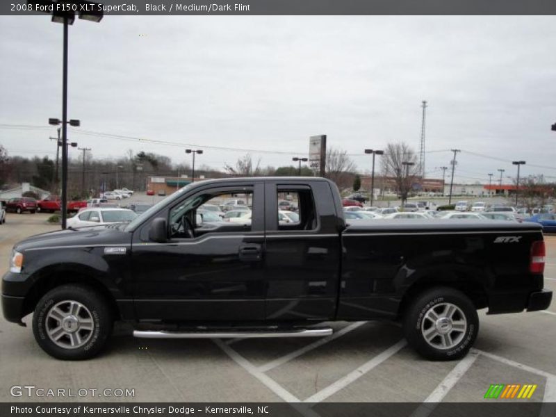 Black / Medium/Dark Flint 2008 Ford F150 XLT SuperCab
