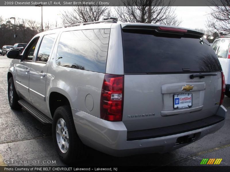 Silver Birch Metallic / Ebony 2009 Chevrolet Suburban LT 4x4