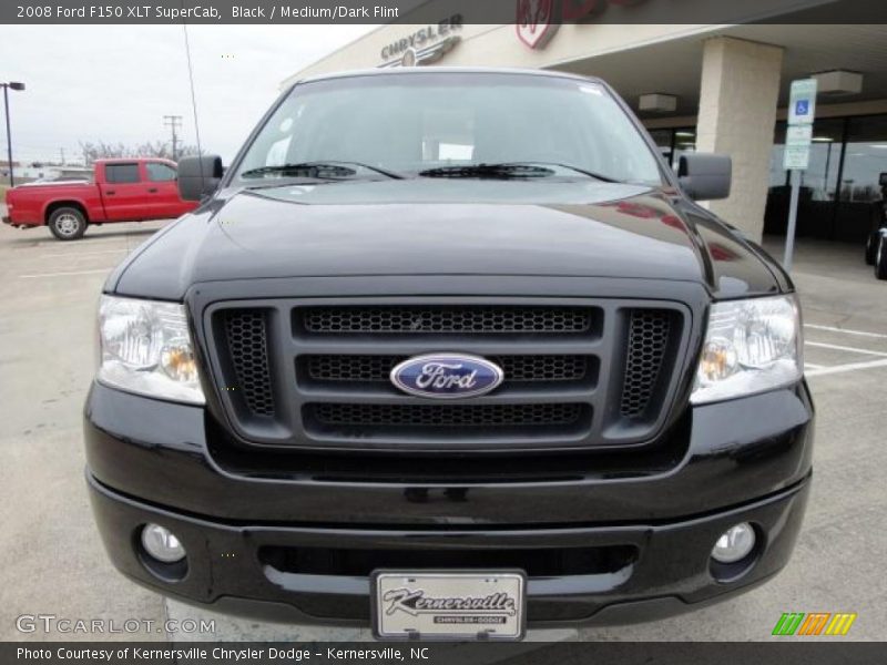 Black / Medium/Dark Flint 2008 Ford F150 XLT SuperCab