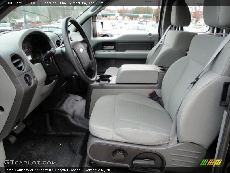Black / Medium/Dark Flint 2008 Ford F150 XLT SuperCab