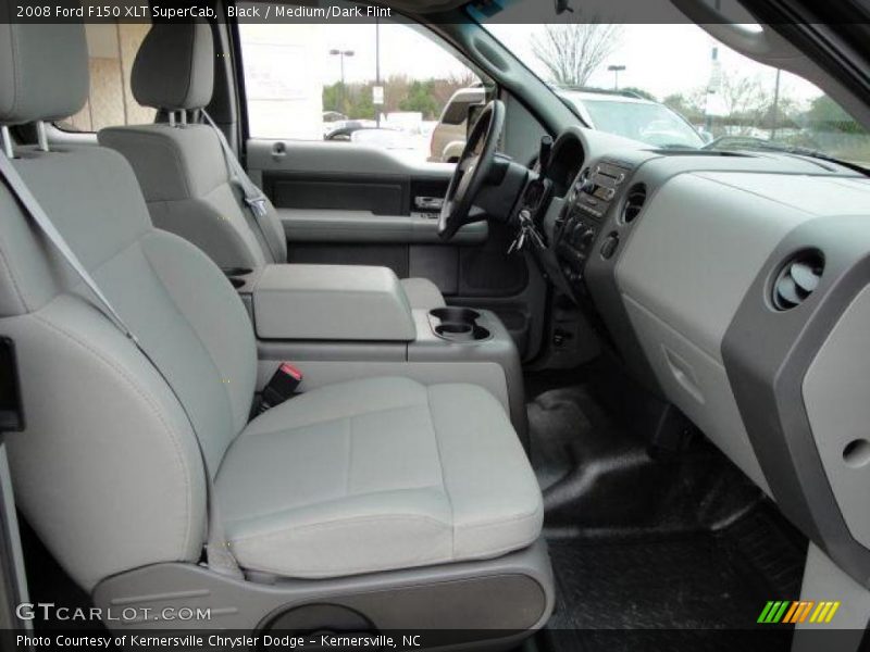 Black / Medium/Dark Flint 2008 Ford F150 XLT SuperCab