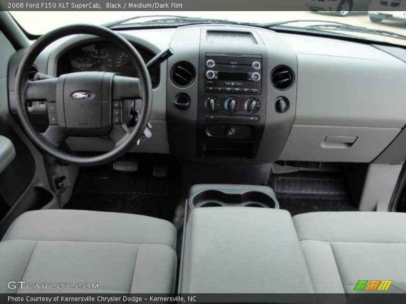 Black / Medium/Dark Flint 2008 Ford F150 XLT SuperCab