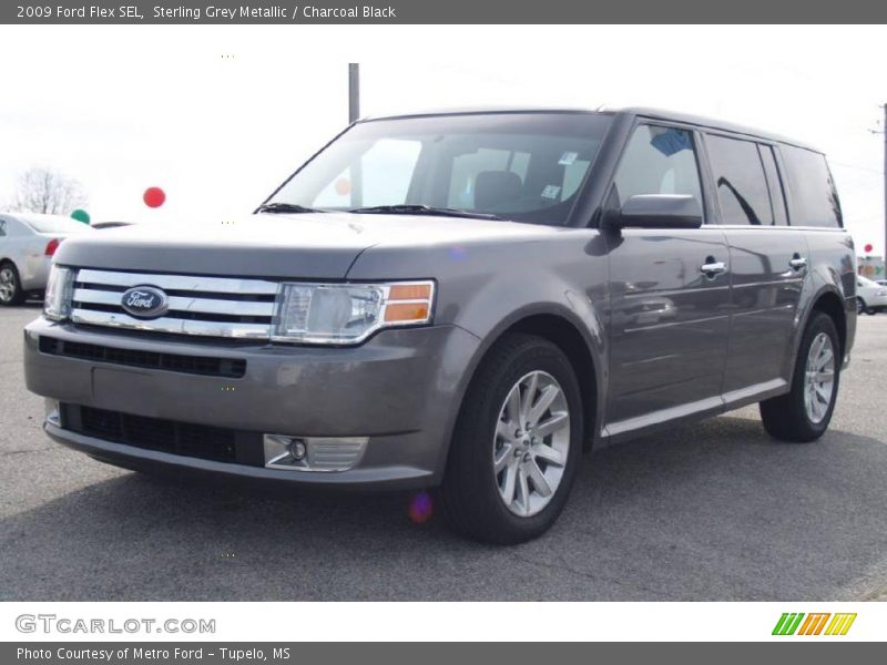 Sterling Grey Metallic / Charcoal Black 2009 Ford Flex SEL