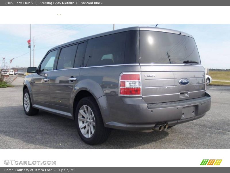 Sterling Grey Metallic / Charcoal Black 2009 Ford Flex SEL