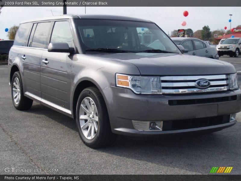 Sterling Grey Metallic / Charcoal Black 2009 Ford Flex SEL