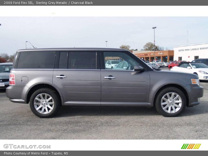 Sterling Grey Metallic / Charcoal Black 2009 Ford Flex SEL