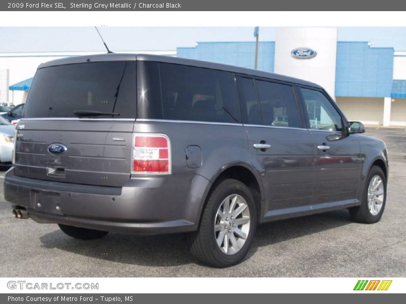 Sterling Grey Metallic / Charcoal Black 2009 Ford Flex SEL
