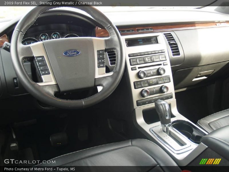 Sterling Grey Metallic / Charcoal Black 2009 Ford Flex SEL
