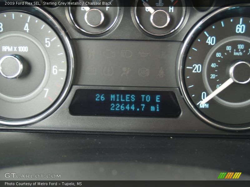 Sterling Grey Metallic / Charcoal Black 2009 Ford Flex SEL