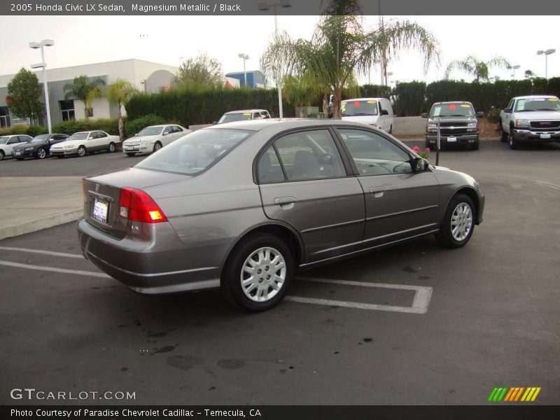 Magnesium Metallic / Black 2005 Honda Civic LX Sedan