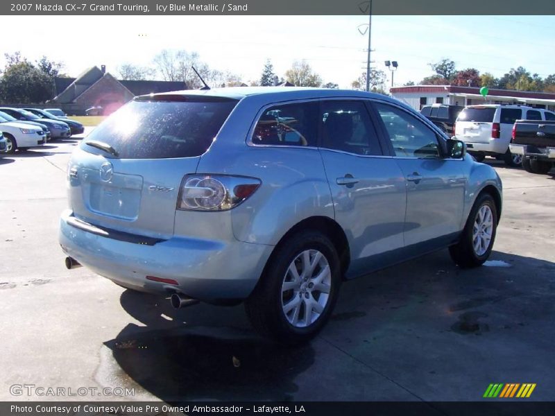 Icy Blue Metallic / Sand 2007 Mazda CX-7 Grand Touring