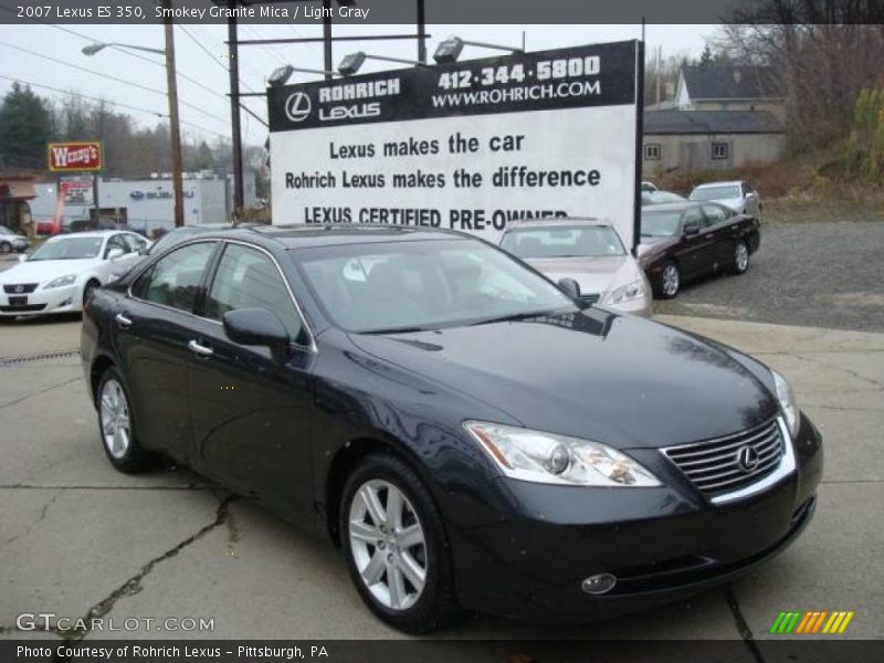 Smokey Granite Mica / Light Gray 2007 Lexus ES 350