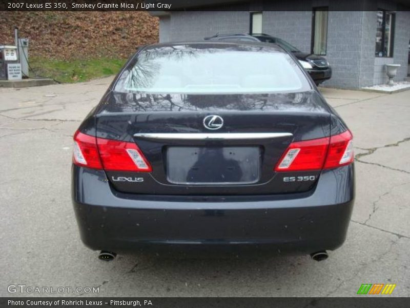 Smokey Granite Mica / Light Gray 2007 Lexus ES 350