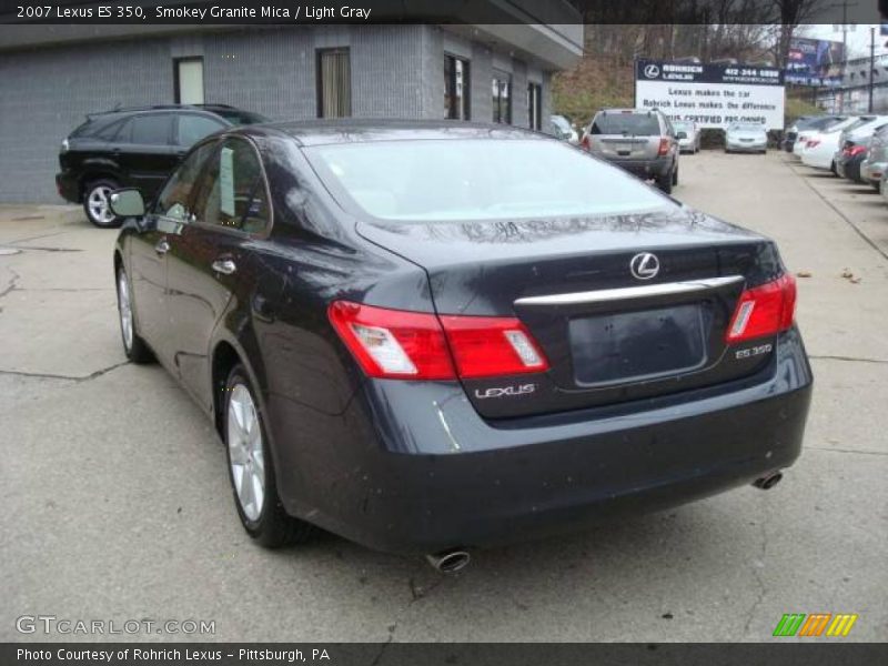 Smokey Granite Mica / Light Gray 2007 Lexus ES 350