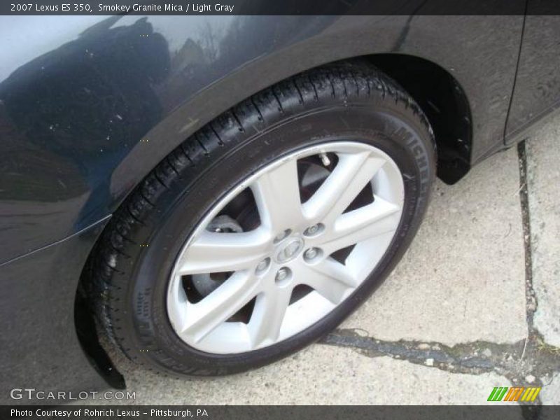 Smokey Granite Mica / Light Gray 2007 Lexus ES 350
