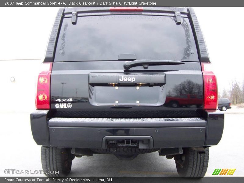 Black Clearcoat / Dark Slate Gray/Light Graystone 2007 Jeep Commander Sport 4x4