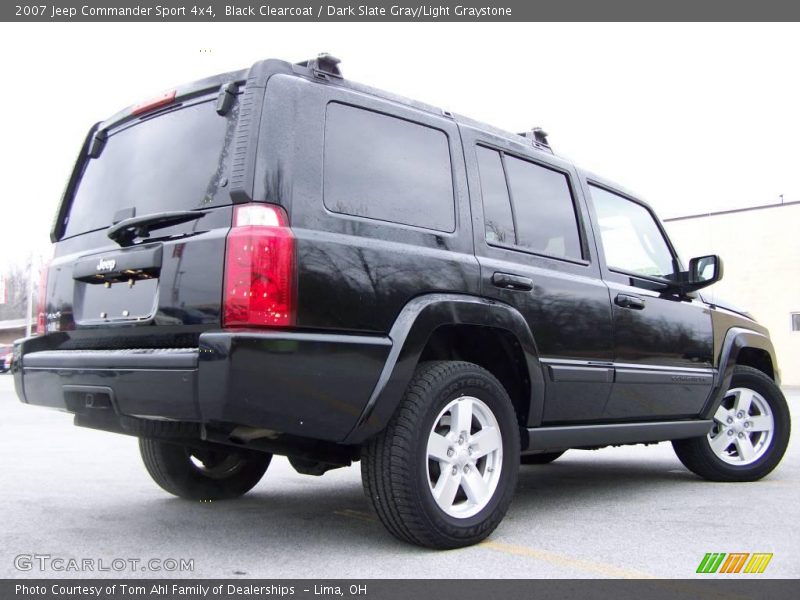 Black Clearcoat / Dark Slate Gray/Light Graystone 2007 Jeep Commander Sport 4x4
