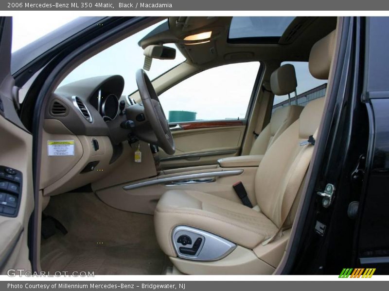 Black / Macadamia 2006 Mercedes-Benz ML 350 4Matic