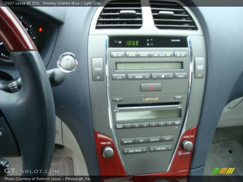 Smokey Granite Mica / Light Gray 2007 Lexus ES 350