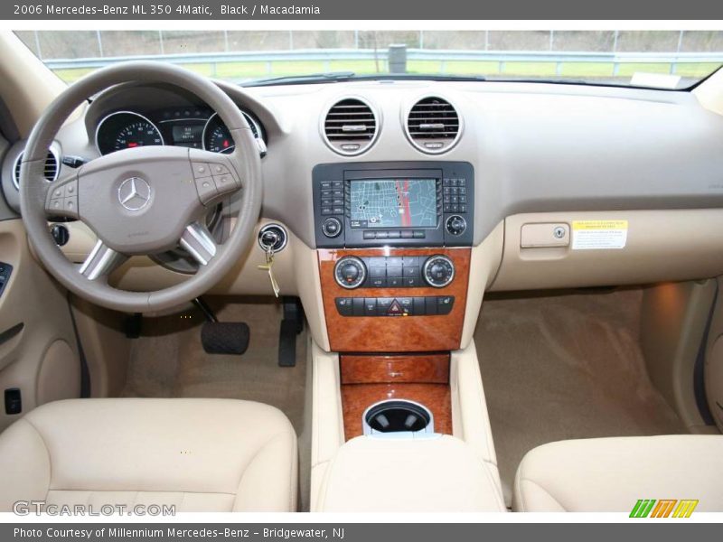 Black / Macadamia 2006 Mercedes-Benz ML 350 4Matic