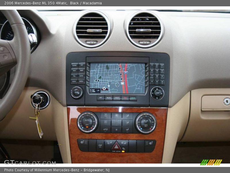 Black / Macadamia 2006 Mercedes-Benz ML 350 4Matic