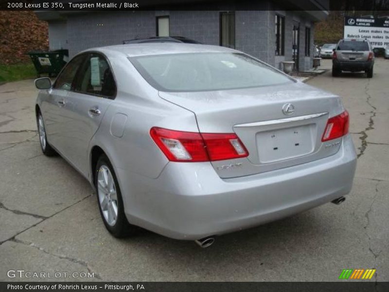 Tungsten Metallic / Black 2008 Lexus ES 350