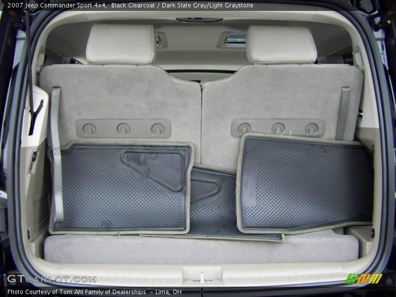 Black Clearcoat / Dark Slate Gray/Light Graystone 2007 Jeep Commander Sport 4x4
