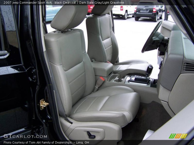 Black Clearcoat / Dark Slate Gray/Light Graystone 2007 Jeep Commander Sport 4x4