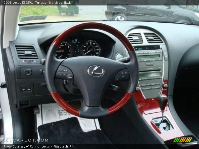Tungsten Metallic / Black 2008 Lexus ES 350