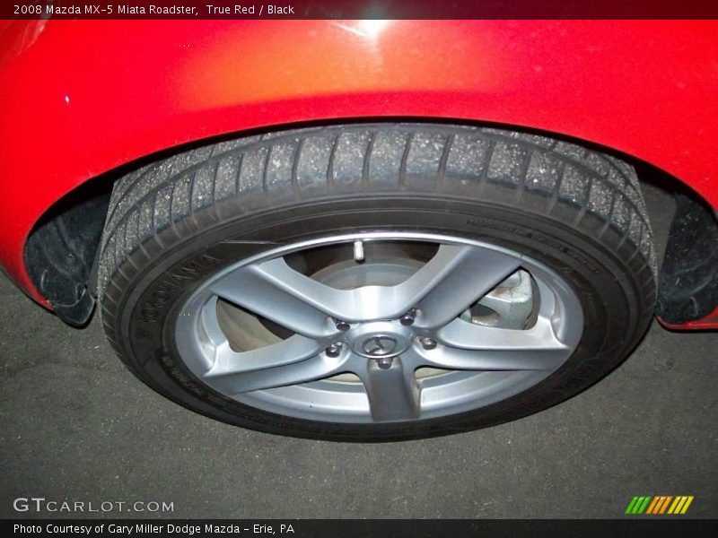 True Red / Black 2008 Mazda MX-5 Miata Roadster
