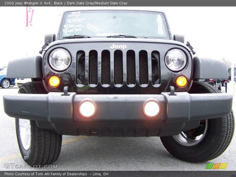 Black / Dark Slate Gray/Medium Slate Gray 2009 Jeep Wrangler X 4x4