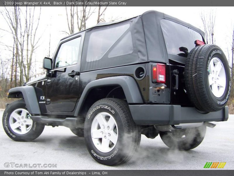 Black / Dark Slate Gray/Medium Slate Gray 2009 Jeep Wrangler X 4x4