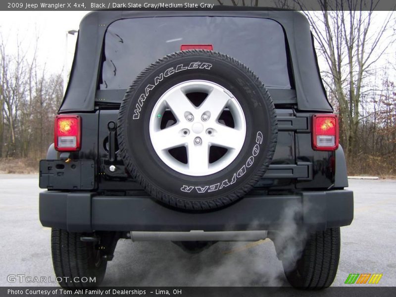 Black / Dark Slate Gray/Medium Slate Gray 2009 Jeep Wrangler X 4x4