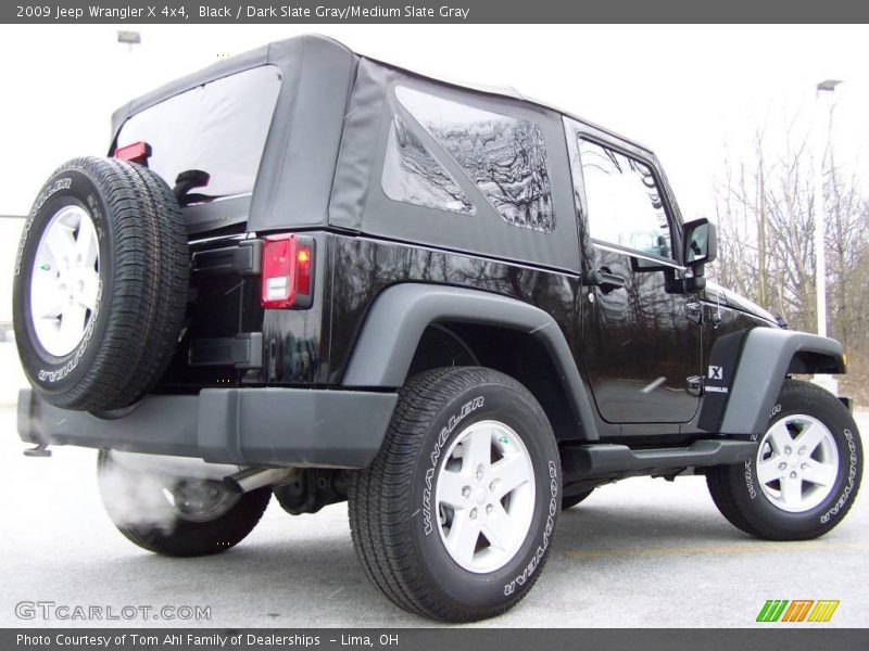 Black / Dark Slate Gray/Medium Slate Gray 2009 Jeep Wrangler X 4x4