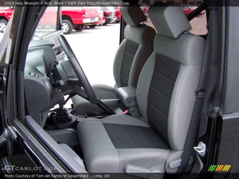Black / Dark Slate Gray/Medium Slate Gray 2009 Jeep Wrangler X 4x4