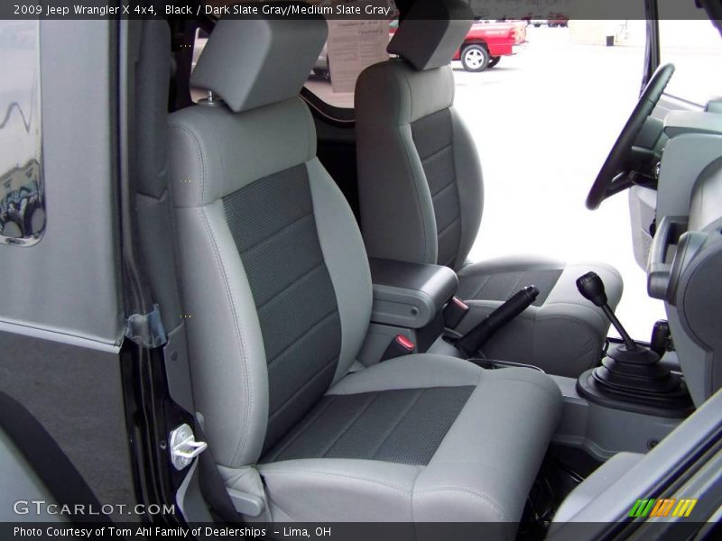 Black / Dark Slate Gray/Medium Slate Gray 2009 Jeep Wrangler X 4x4