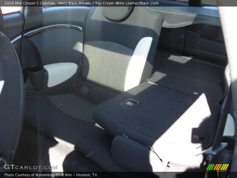 Astro Black Metallic / Ray Cream White Leather/Black Cloth 2009 Mini Cooper S Clubman
