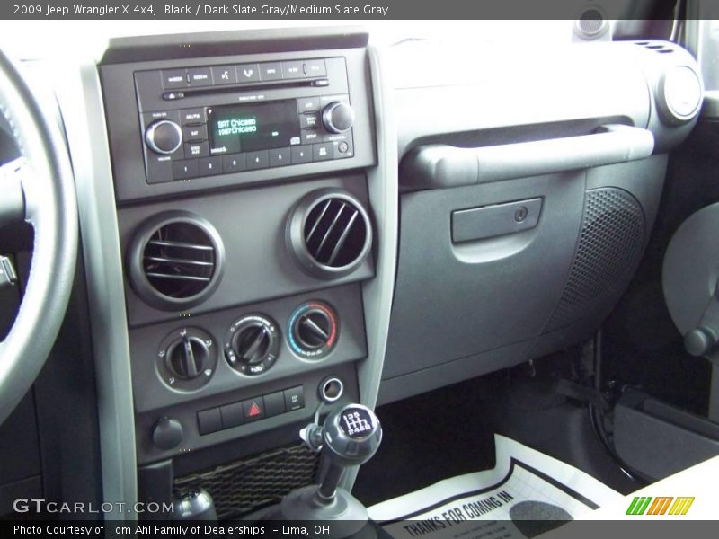 Black / Dark Slate Gray/Medium Slate Gray 2009 Jeep Wrangler X 4x4