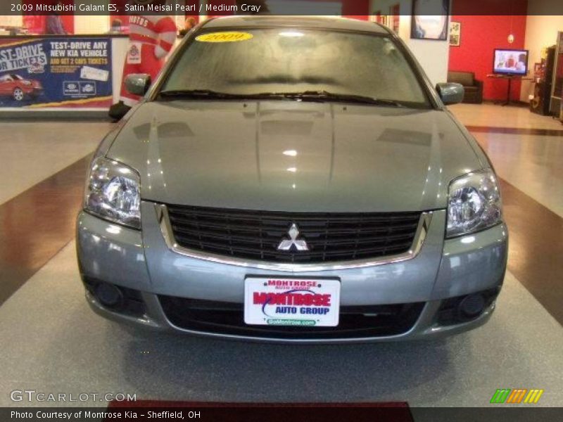 Satin Meisai Pearl / Medium Gray 2009 Mitsubishi Galant ES