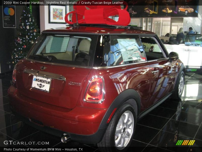 Nightfire Red Metallic / Gravity Tuscan Beige Leather 2009 Mini Cooper Hardtop