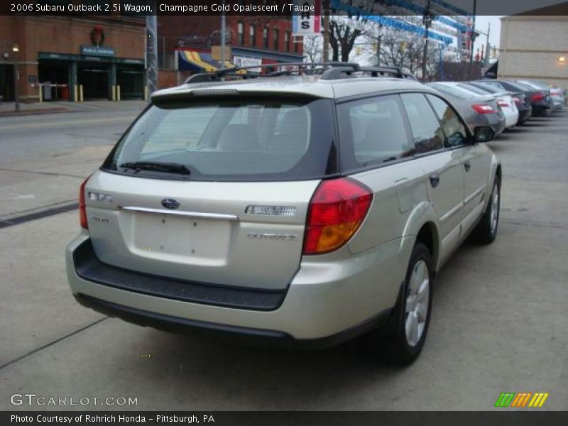Champagne Gold Opalescent / Taupe 2006 Subaru Outback 2.5i Wagon