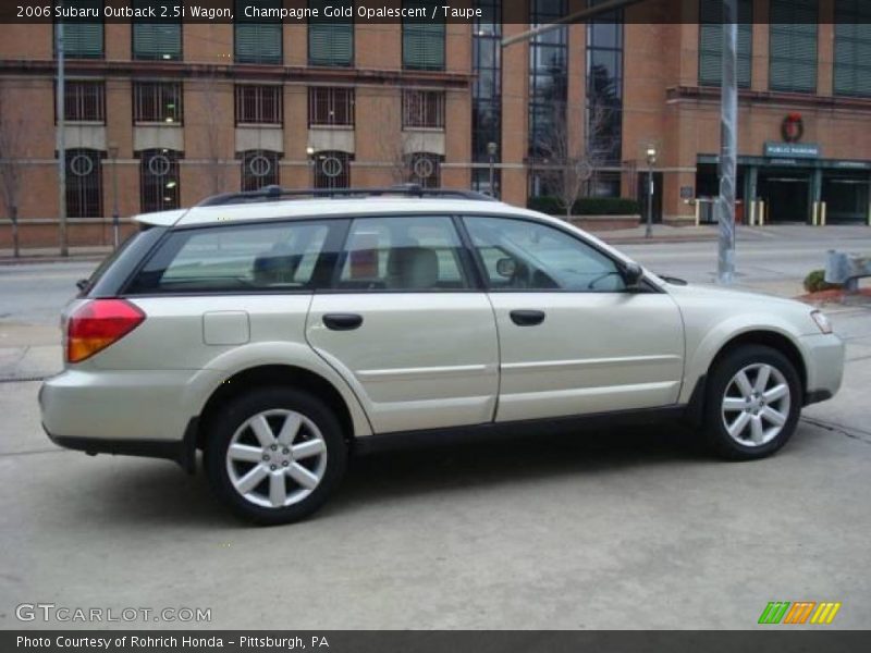 Champagne Gold Opalescent / Taupe 2006 Subaru Outback 2.5i Wagon