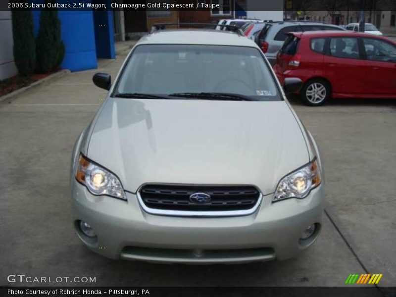 Champagne Gold Opalescent / Taupe 2006 Subaru Outback 2.5i Wagon