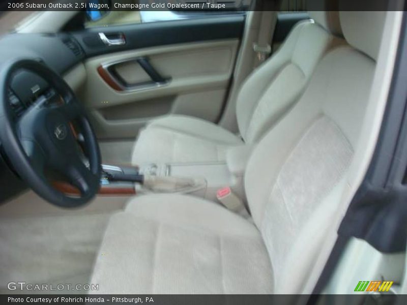 Champagne Gold Opalescent / Taupe 2006 Subaru Outback 2.5i Wagon