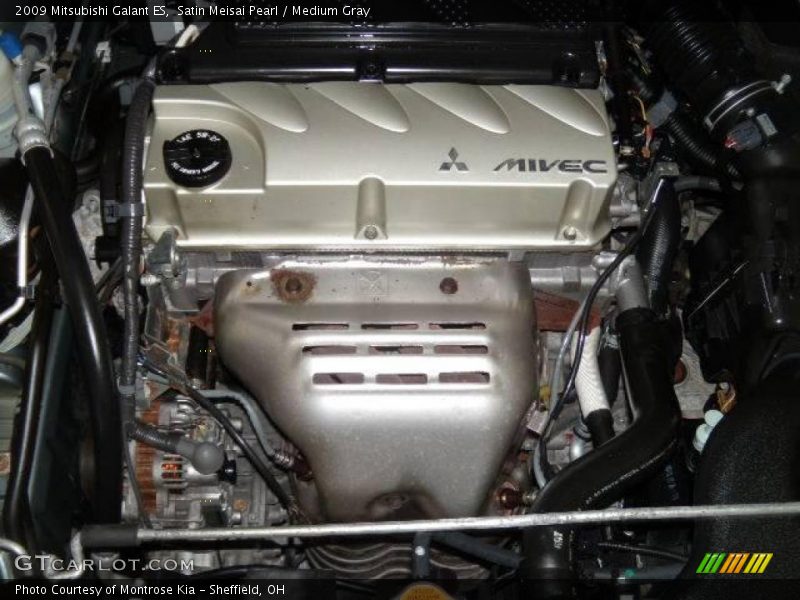 Satin Meisai Pearl / Medium Gray 2009 Mitsubishi Galant ES