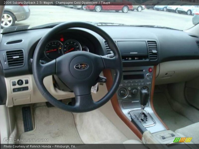 Champagne Gold Opalescent / Taupe 2006 Subaru Outback 2.5i Wagon