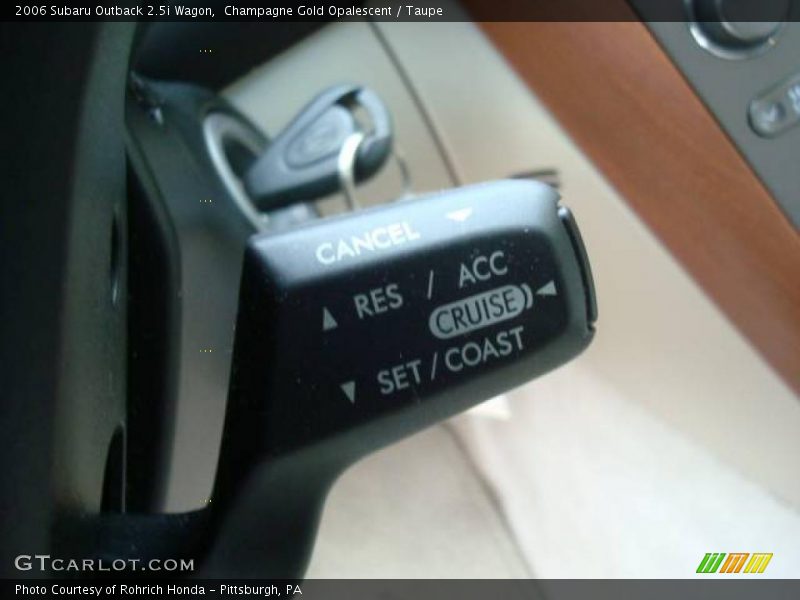 Champagne Gold Opalescent / Taupe 2006 Subaru Outback 2.5i Wagon