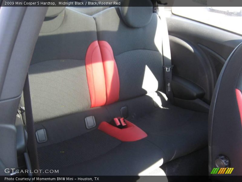 Midnight Black / Black/Rooster Red 2009 Mini Cooper S Hardtop